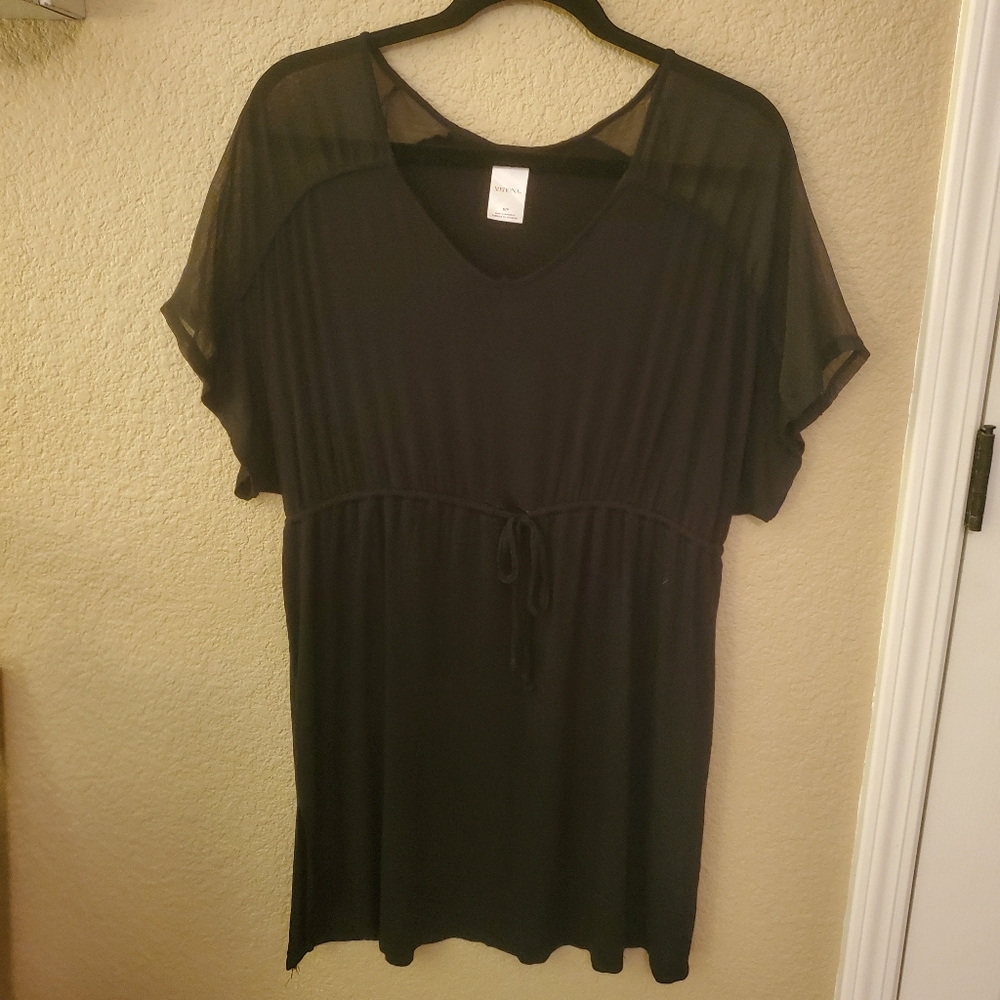 Merona Black Swim Cover Up